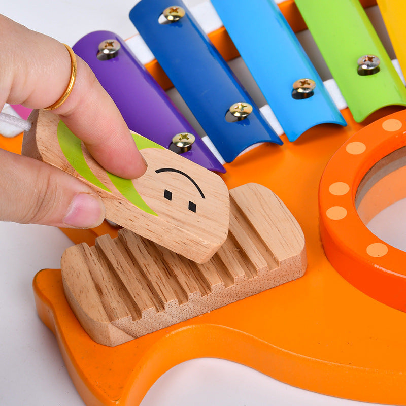Wooden Three In One Octave Knocking Piano Toy
