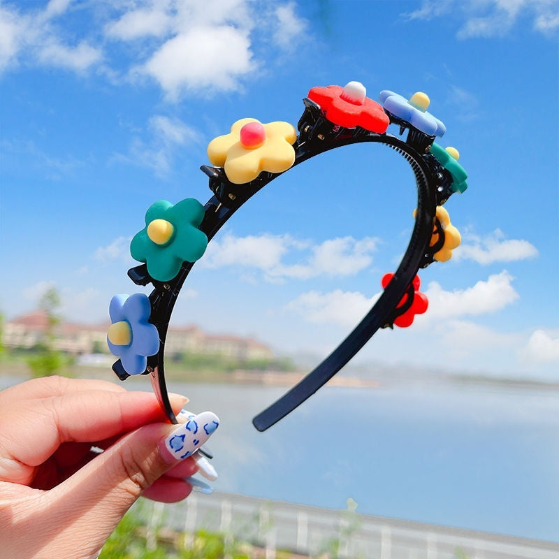 Girls' Clip Hair Accessories Crushed Hair Headband