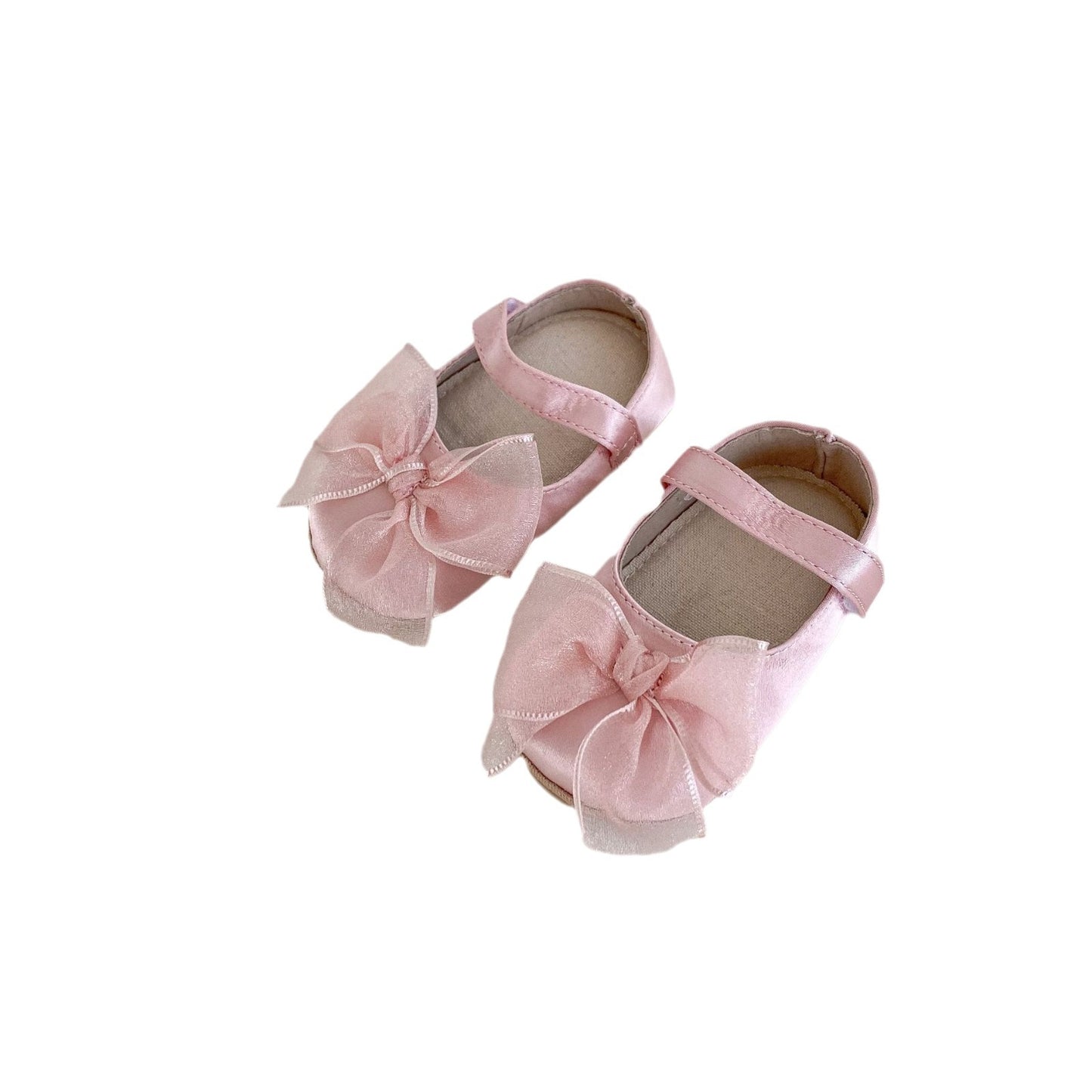 Breathable Soft Bottom Bowknot Women's Baby Shoes