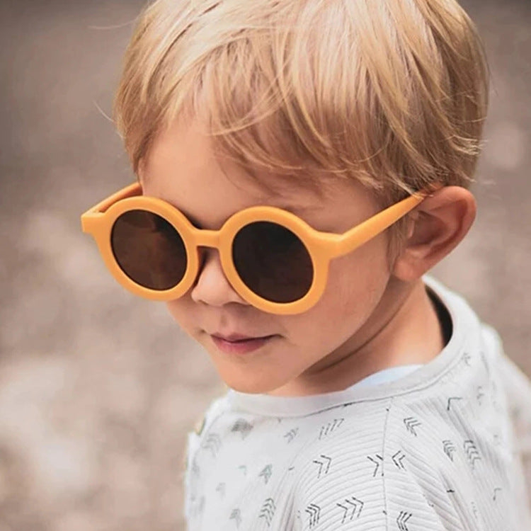 Children's Round Frame Sunglasses Are Light Cute And Cool