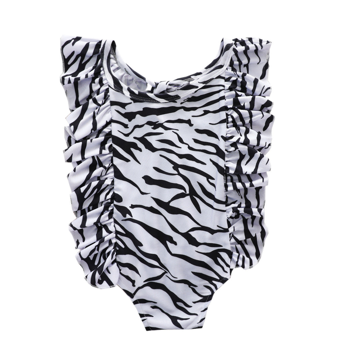 Summer Sleeveless Striped Romper Romper Triangle Jumpsuit One Piece Children's Swimsuit