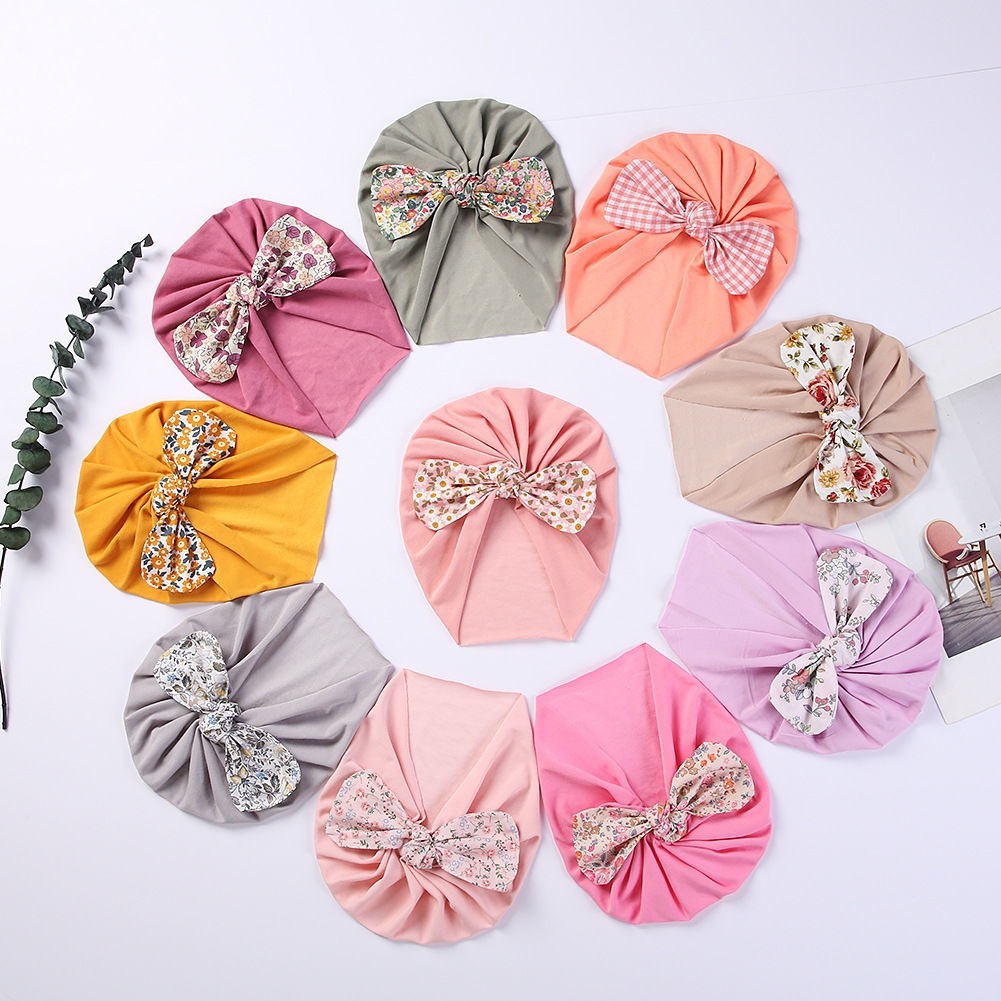 Bow-knot Tire Thickened Warm Boneless Thick Hat