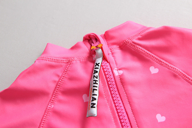 Korean baby girl infant sunscreen swimwear