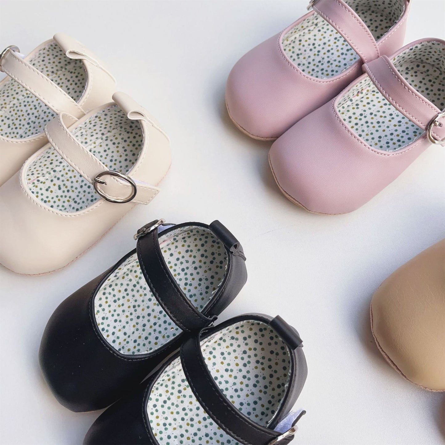 Baby Girl Toddler Shoes Warm Velcro Leather