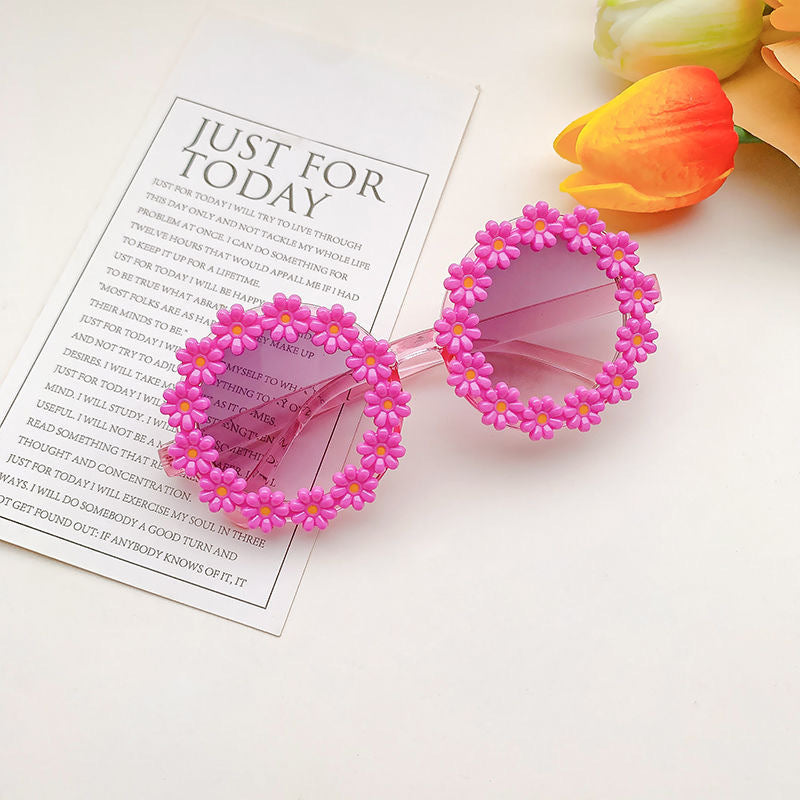 Cute Flower Children's Sunglasses UV Protection