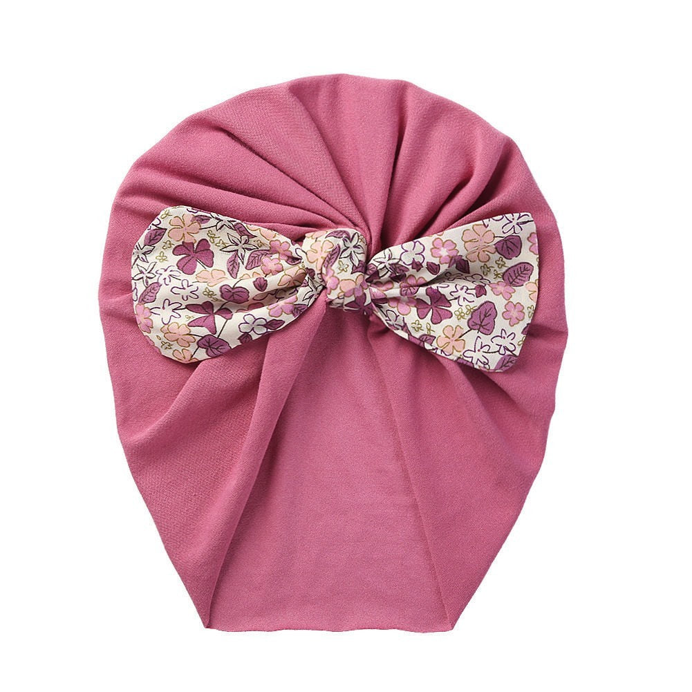 Bow-knot Tire Thickened Warm Boneless Thick Hat