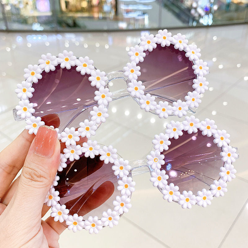 Cute Flower Children's Sunglasses UV Protection