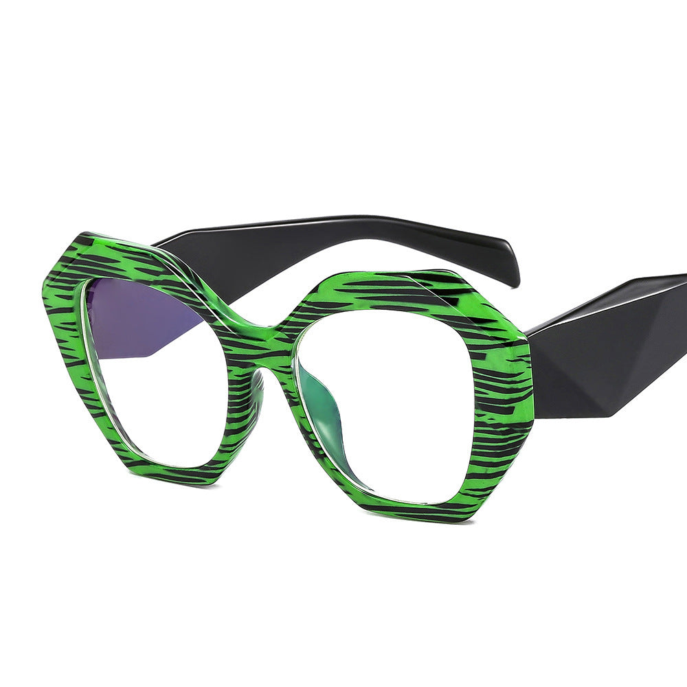 Polygonal Candy Color Fresh Fashionable Eyeglass Frame