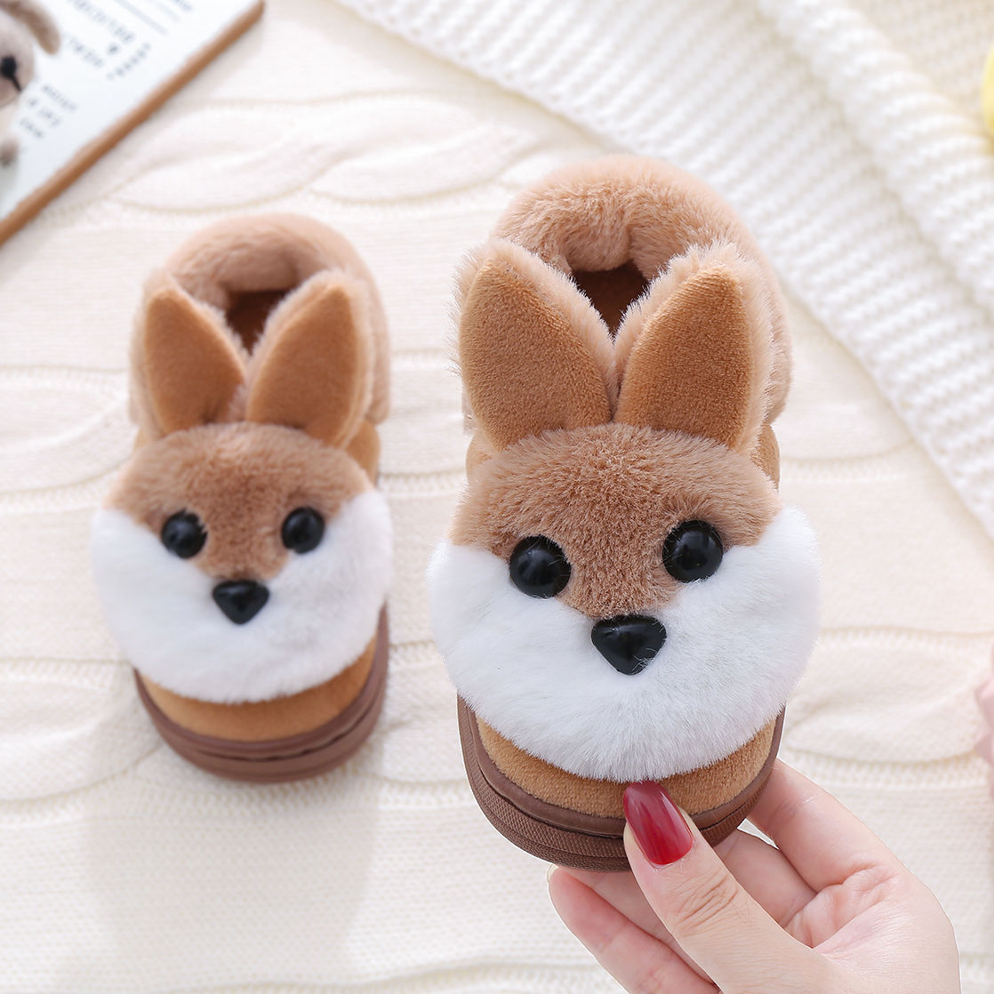 Cartoon Soft Bottom Warm Non Slip Bunny