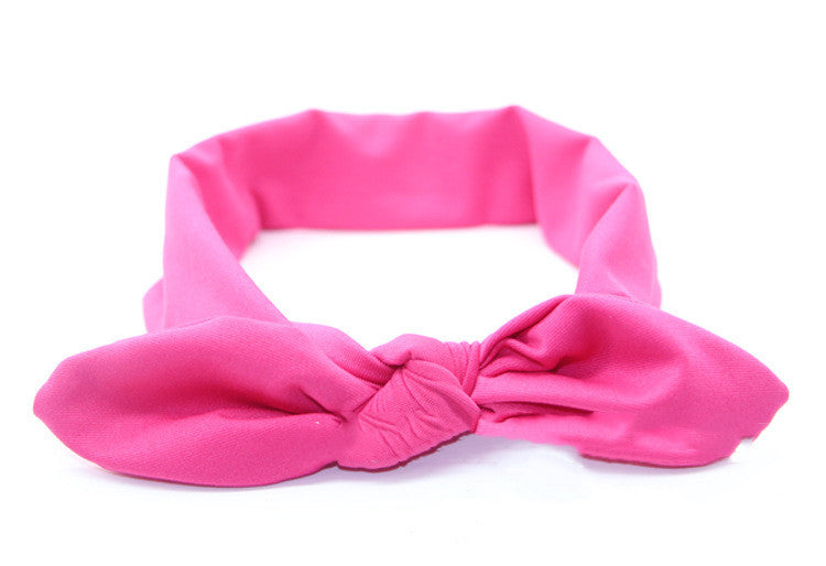 Bowknot Bunny Ears Hair Band Bandana