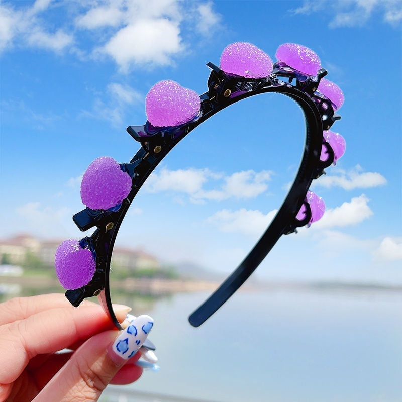 Girls' Clip Hair Accessories Crushed Hair Headband