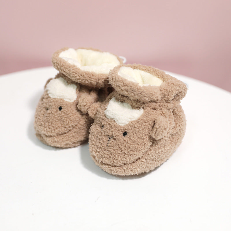 Season Baby Shoes Thickened Baby Plus Velvet Cotton Shoes
