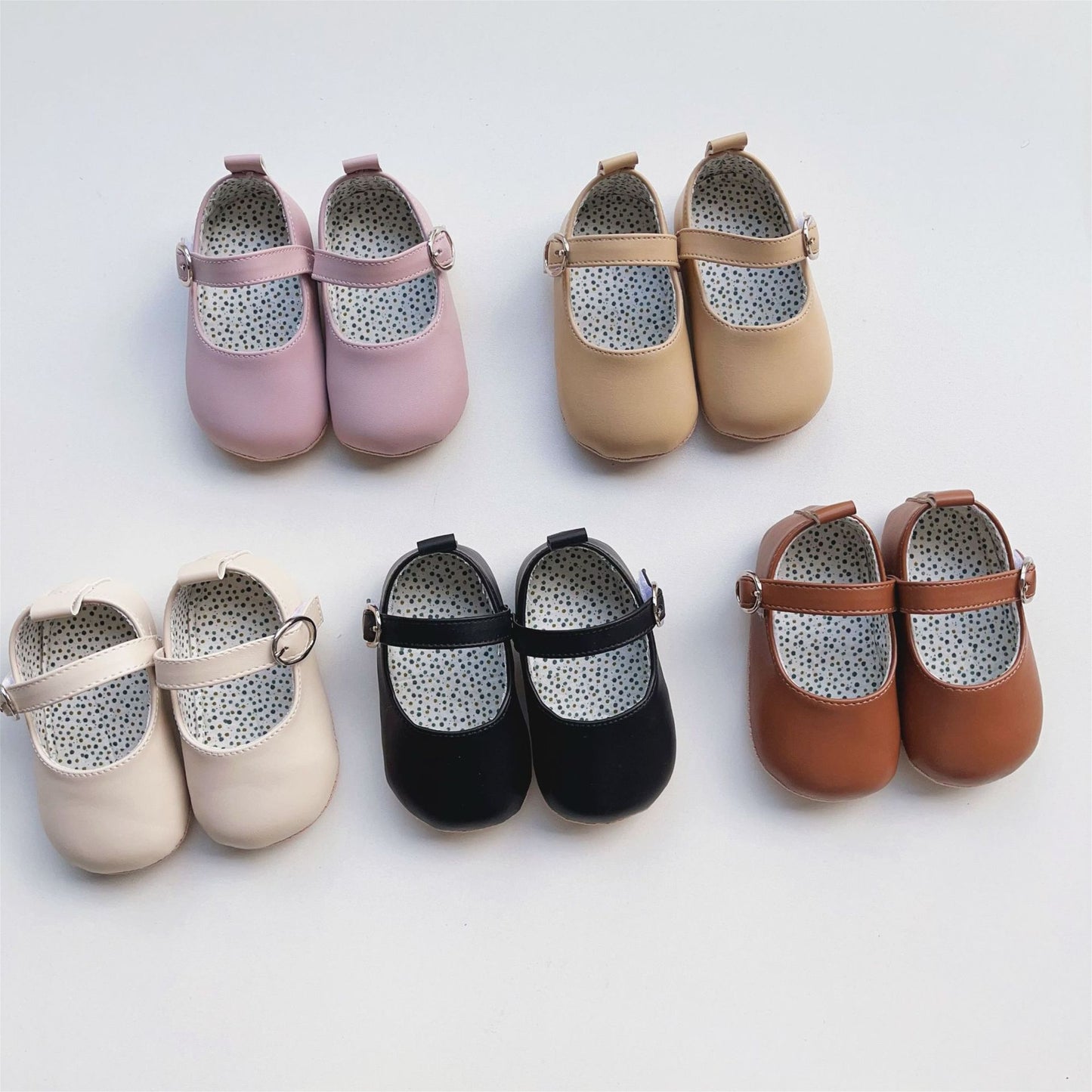 Baby Girl Toddler Shoes Warm Velcro Leather