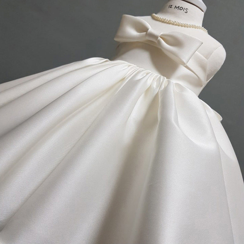 Girl Hundred Days Princess Puffy Birthday Host Piano Dress