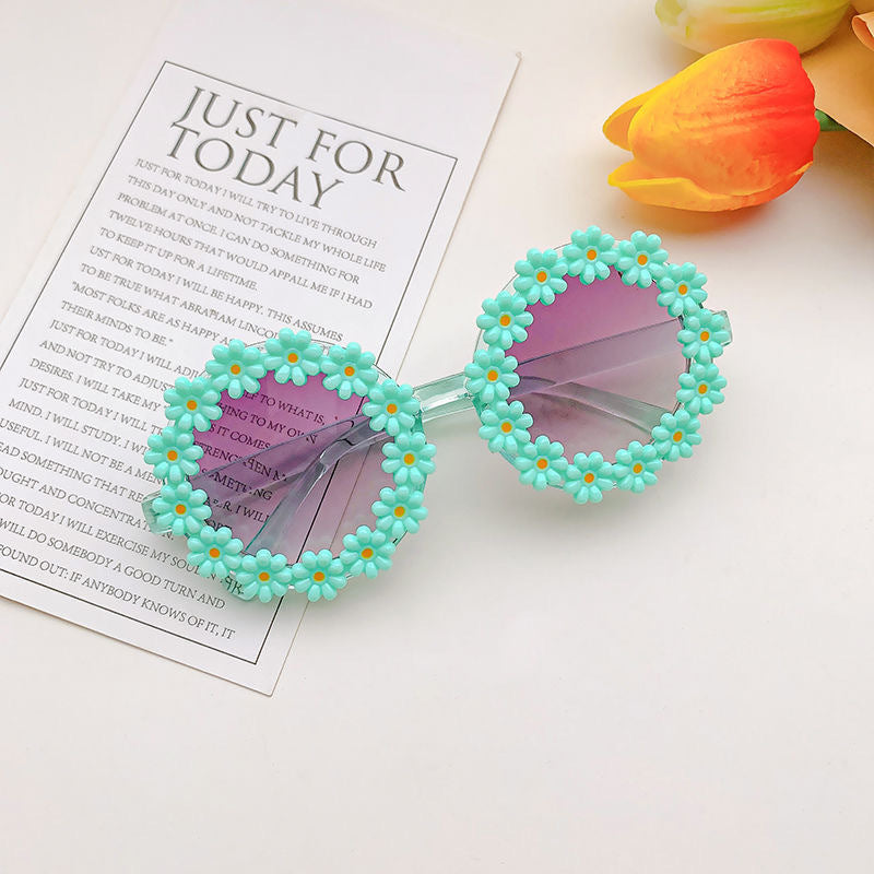 Cute Flower Children's Sunglasses UV Protection