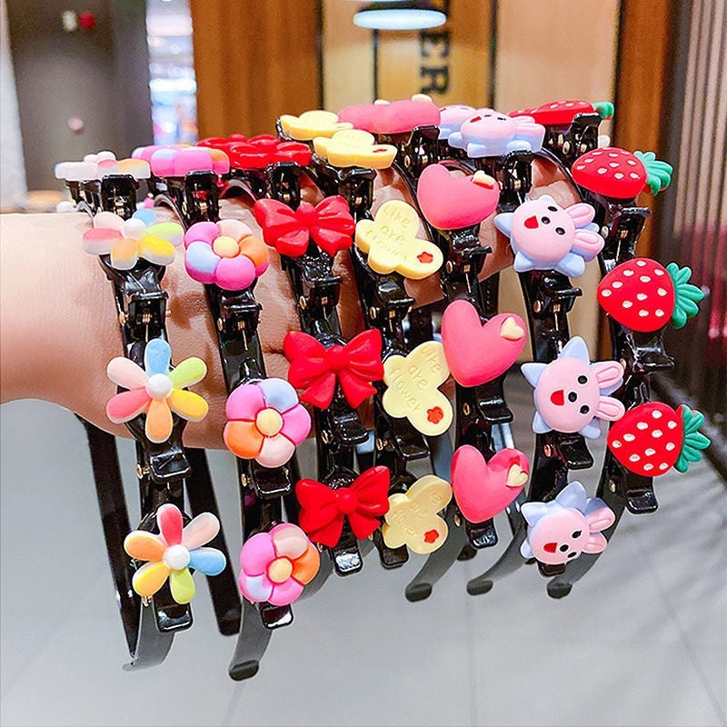 Girls' Clip Hair Accessories Crushed Hair Headband