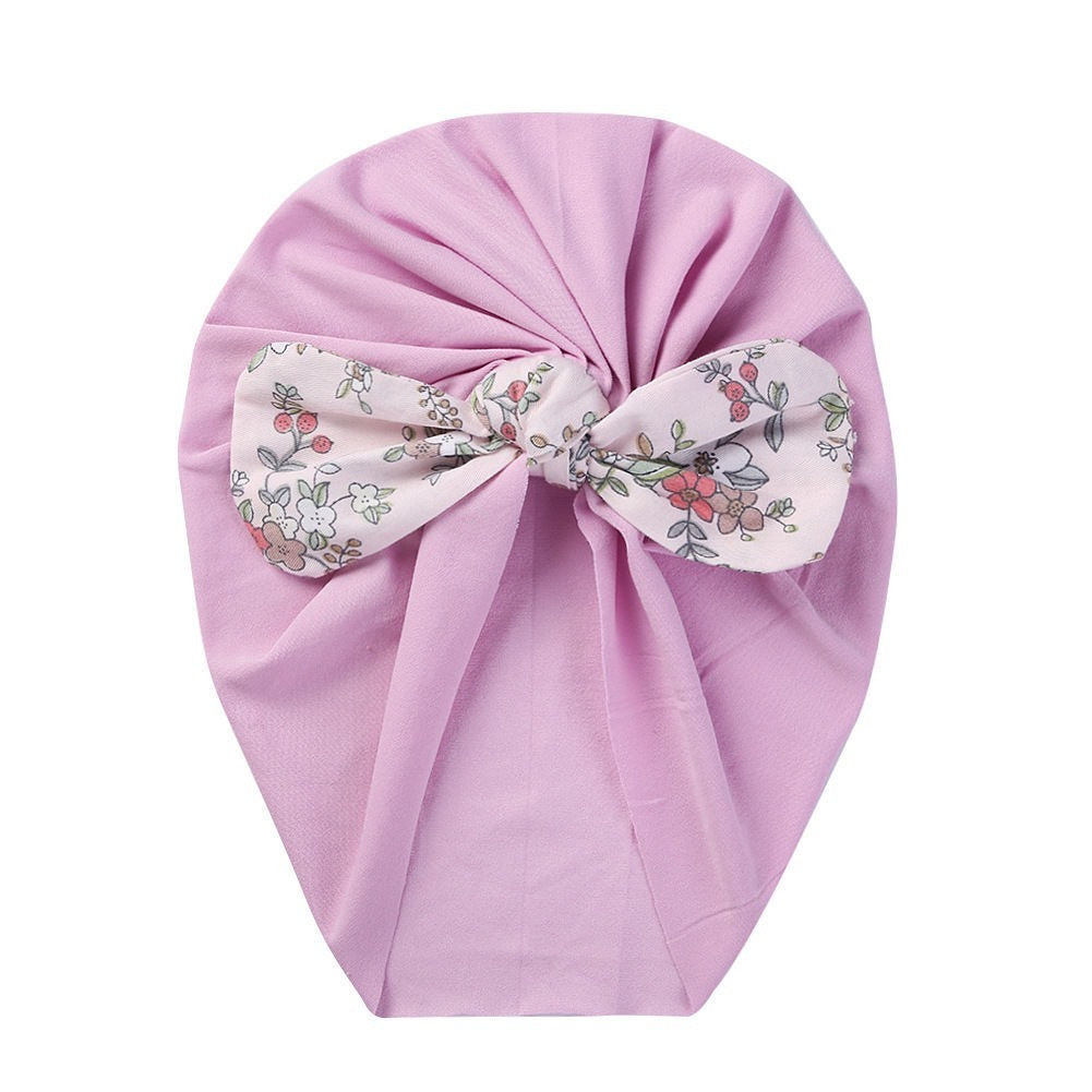 Bow-knot Tire Thickened Warm Boneless Thick Hat
