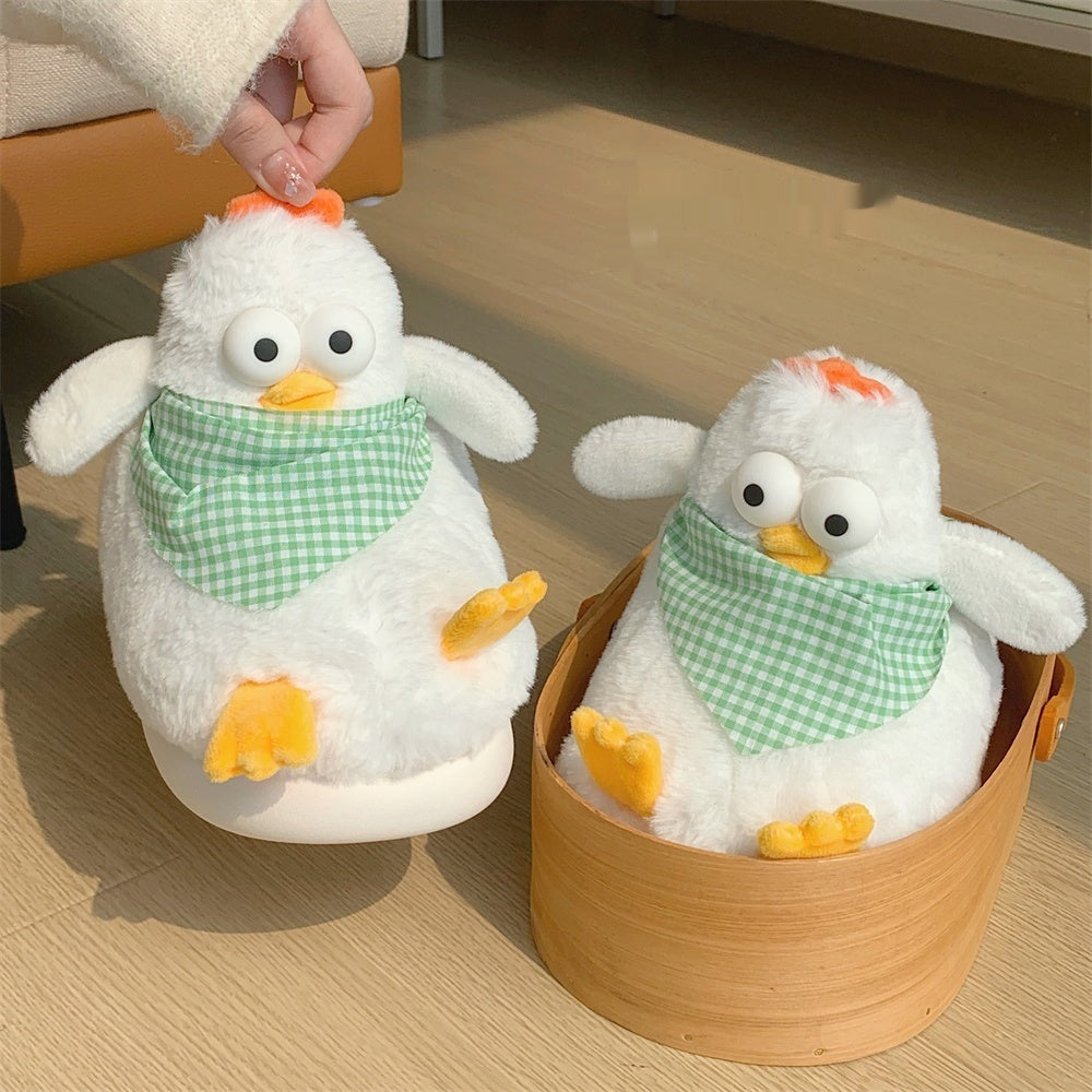 Duck Paw Cotton Slippers For Indoor Use, Warm And Non Slip