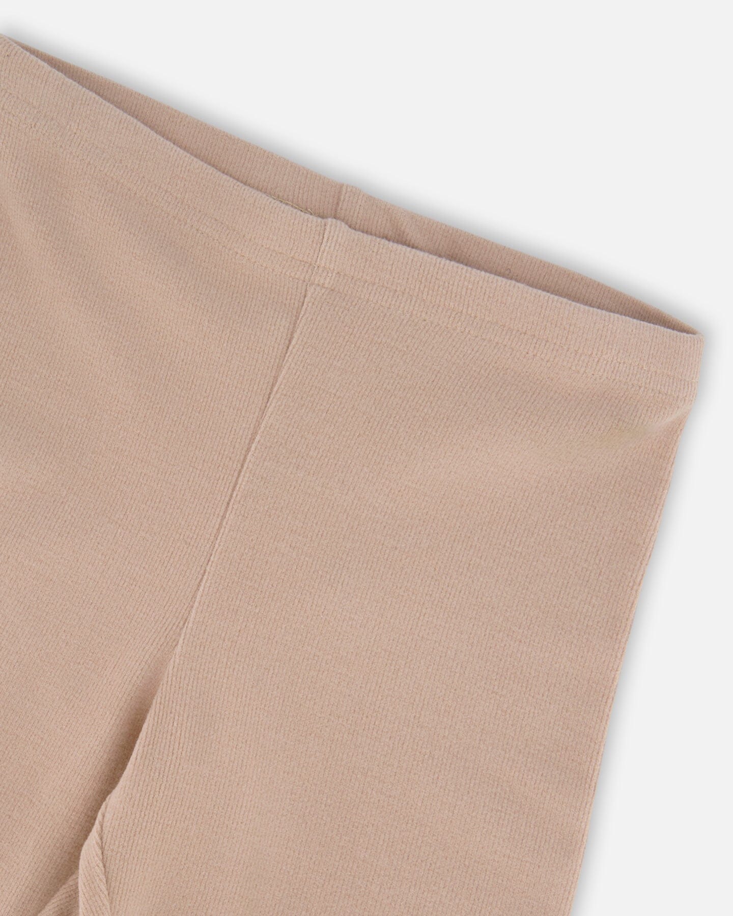Super Soft Ribbed Leggings Light Caramel