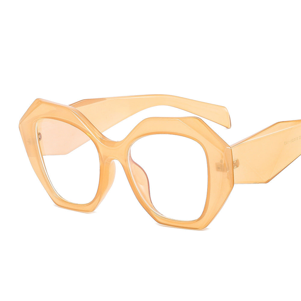 Polygonal Candy Color Fresh Fashionable Eyeglass Frame