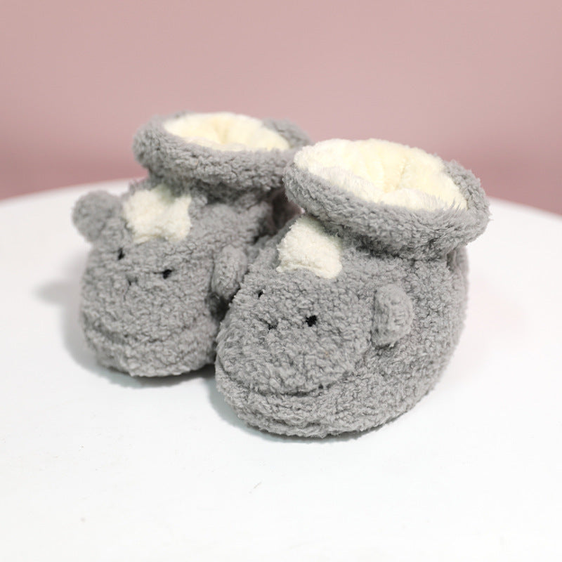 Season Baby Shoes Thickened Baby Plus Velvet Cotton Shoes