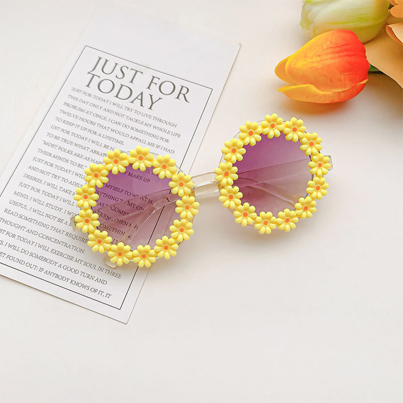 Cute Flower Children's Sunglasses UV Protection