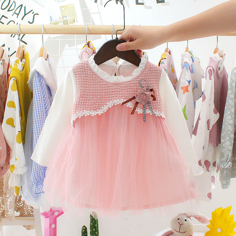Fashion Girls Autumn Fashionable Dress