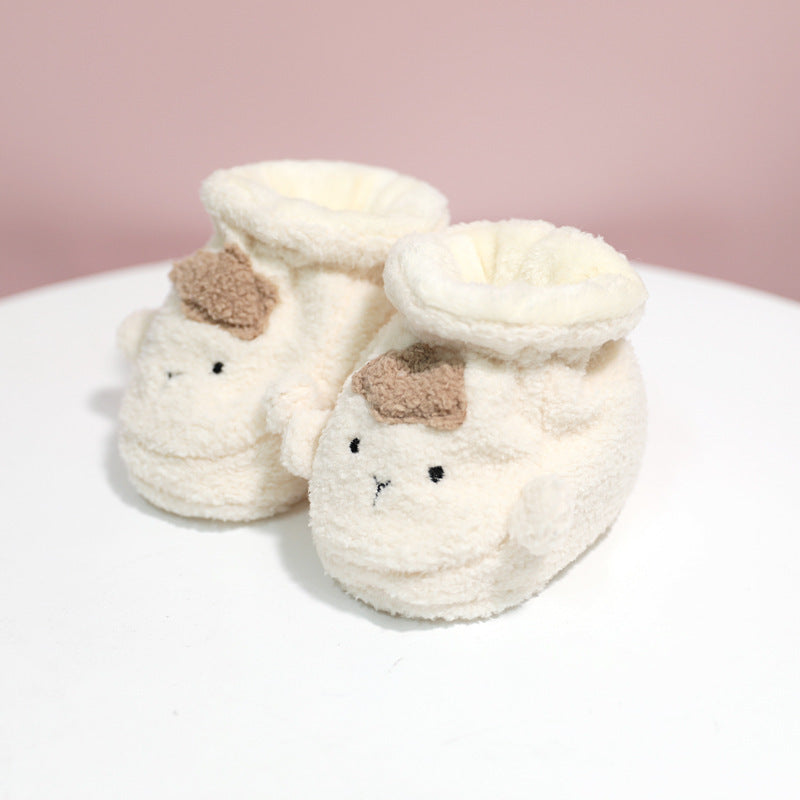 Season Baby Shoes Thickened Baby Plus Velvet Cotton Shoes
