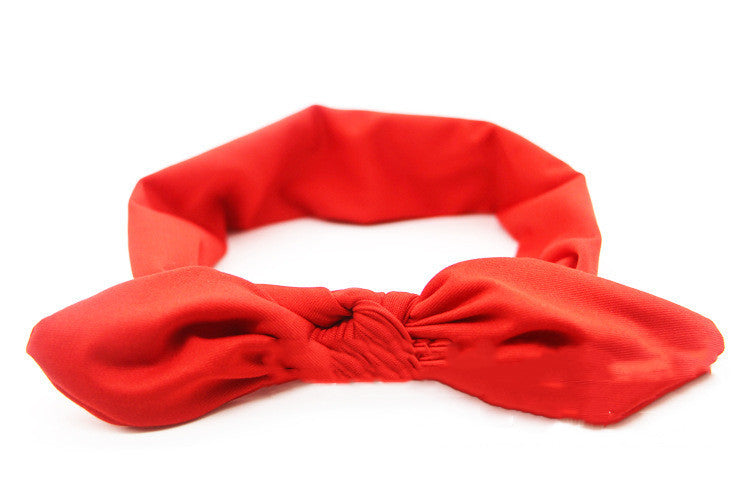 Bowknot Bunny Ears Hair Band Bandana