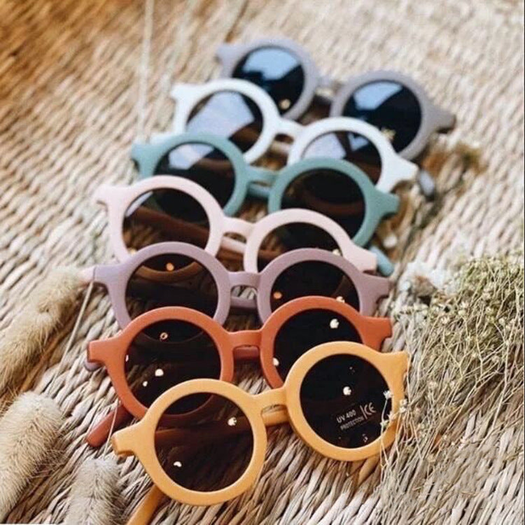Children's Round Frame Sunglasses Are Light Cute And Cool