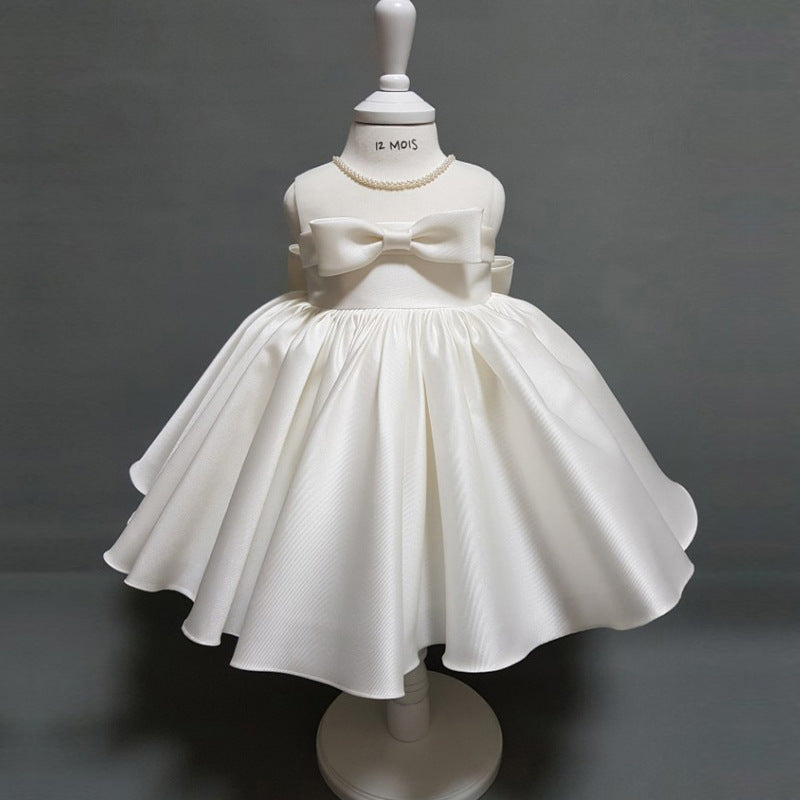 Girl Hundred Days Princess Puffy Birthday Host Piano Dress
