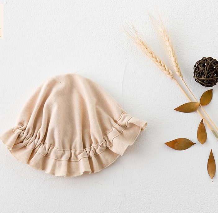 Baby Solid Color Ruffle Design Hats In All Season