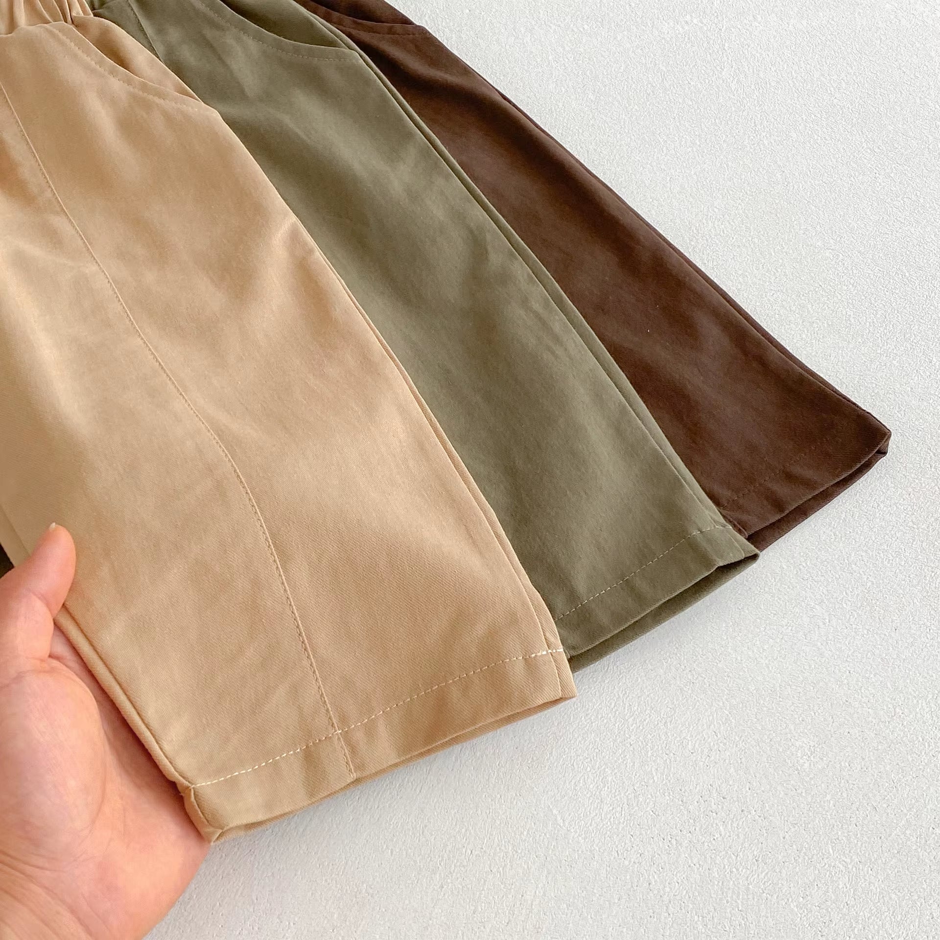 1-7 Y Kids Pants Autumn New Boys Trousers Full Length Girls Casual Pants Loose Style Children Clothes