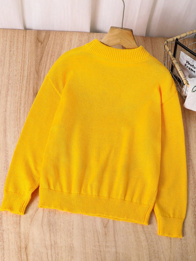 Halloween 1Pc Tween Boys Soft, Comfortable Smiling Face Knitted Crew Neck Long Sleeve Sweatshirt, Suitable for Casual Wear, Everyday, Outings, School, Gatherings, Holidays, Christmas, New Year, Spring, Summer, Autumn, Winter Yellow Kids Sweater Kids Knit Sweater Cute Sweaters for Kids Kids' Back to School Children Place Boy My First Day of School Halloween Boys Kids Boys Teen Boys First Day of School Tween Boys Mommy and Me for Kids Winter Autumn Fall