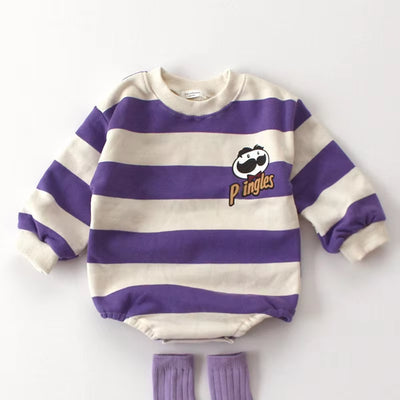 2022 Spring Baby Clothes Toddler Girls Bodysuit Striped Boys Jumpsuit Baby One Piece