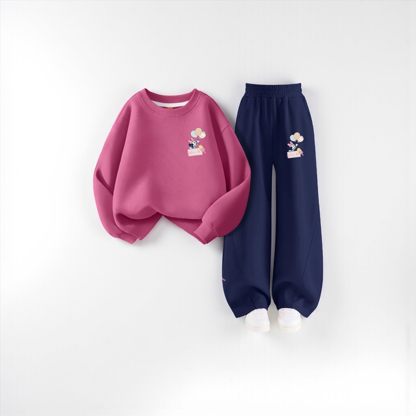 Minnie Autumn Baby Girl 2Pc Tracksuit Outfit Set