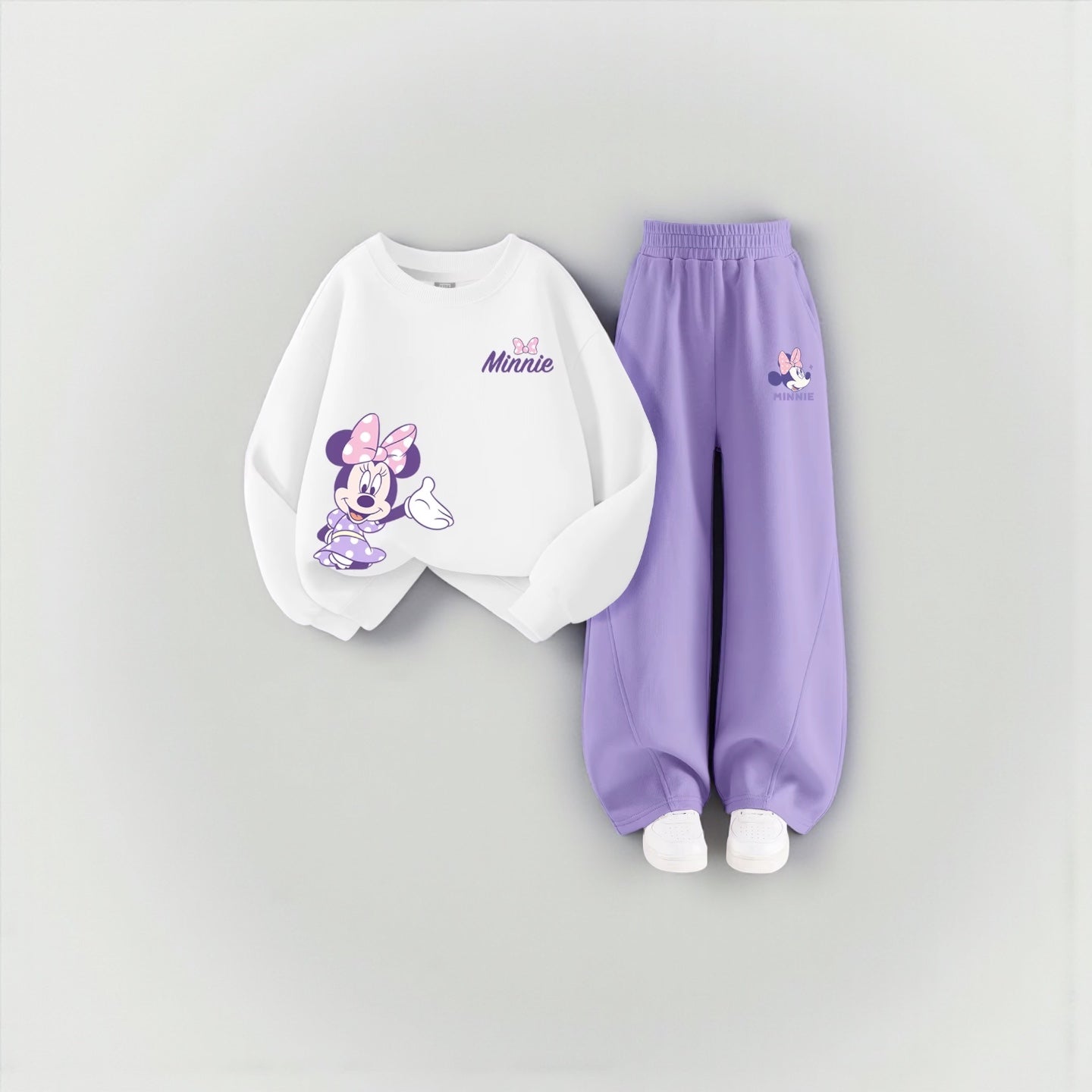 Minnie Autumn Baby Girl 2Pc Tracksuit Outfit Set