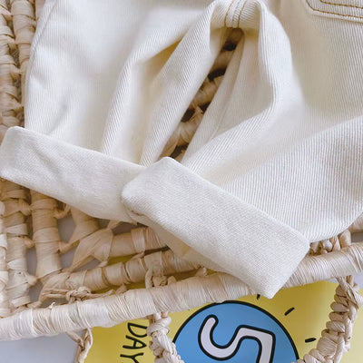 Autumn Fashion Denim Kids Baby Girls and Boys Jeans Straight Toddler Pants