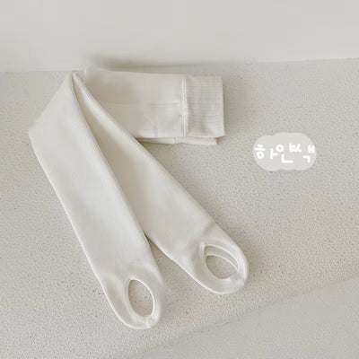 Kids Pants Solid Girls Tights Fur Lining Pantyhose High Elastic Girl Skinny Leggings for 3-12Y