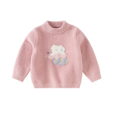 Dave Bella Winter Boys Girls Baby Children Top Knitted Sweater Pullover Warm Casual Sweet Cute Gentle Kids Knitwear DBM19273-A
