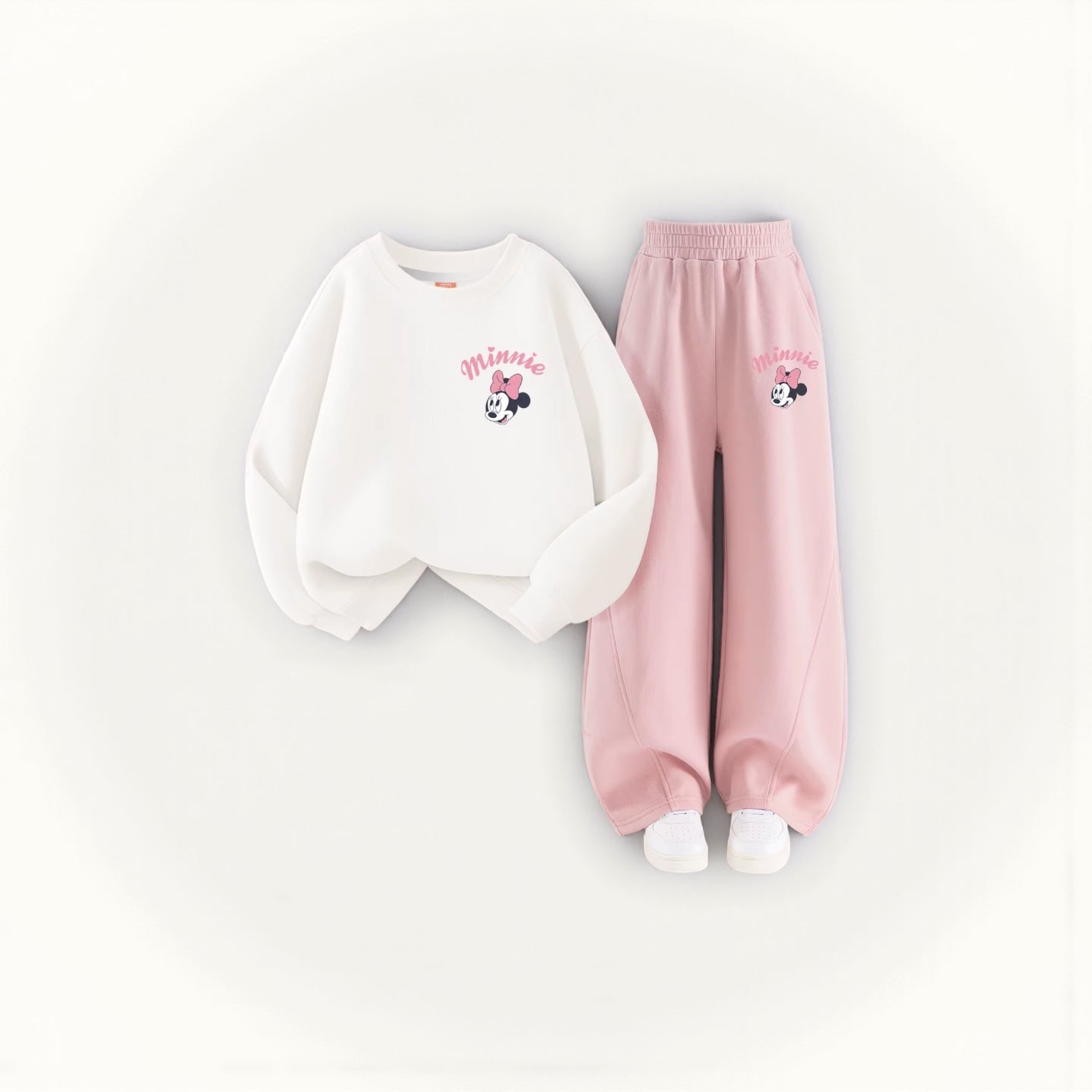 Minnie Autumn Baby Girl 2Pc Tracksuit Outfit Set