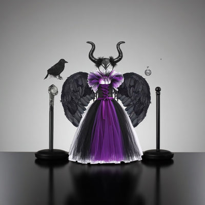 Maleficent Tulle Gown - Handmade Halloween Cosplay