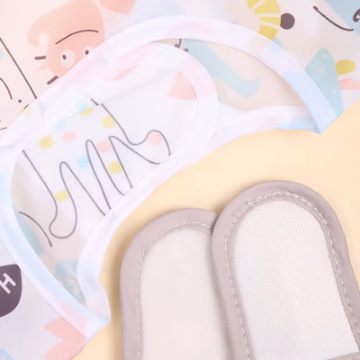 Waterproof Full Sleeve Baby Bibs Children Apron Long Sleeve Feeding Smock Kids Eating Breastplate Infant Scarf Clothing