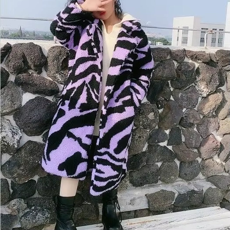 Children Autumn Winter Fur Coat Children Thick Coat 2025 Girls Stylish Fur Coat Long Trend Children Clothing