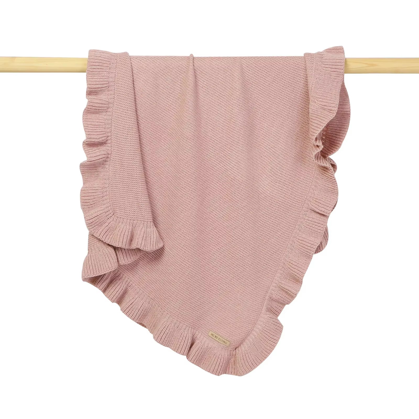 Newborn Knit Blanket Organic Milk Frill Blankets Crochet Wool Blanket Baby Bath Towel Cobertor Bebe Muslin Swaddle