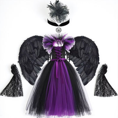 Maleficent Tulle Gown - Handmade Halloween Cosplay