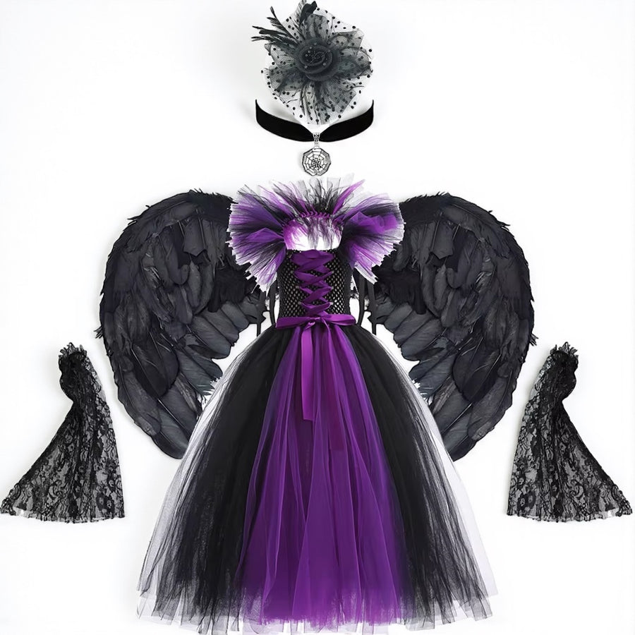Maleficent Tulle Gown - Handmade Halloween Cosplay