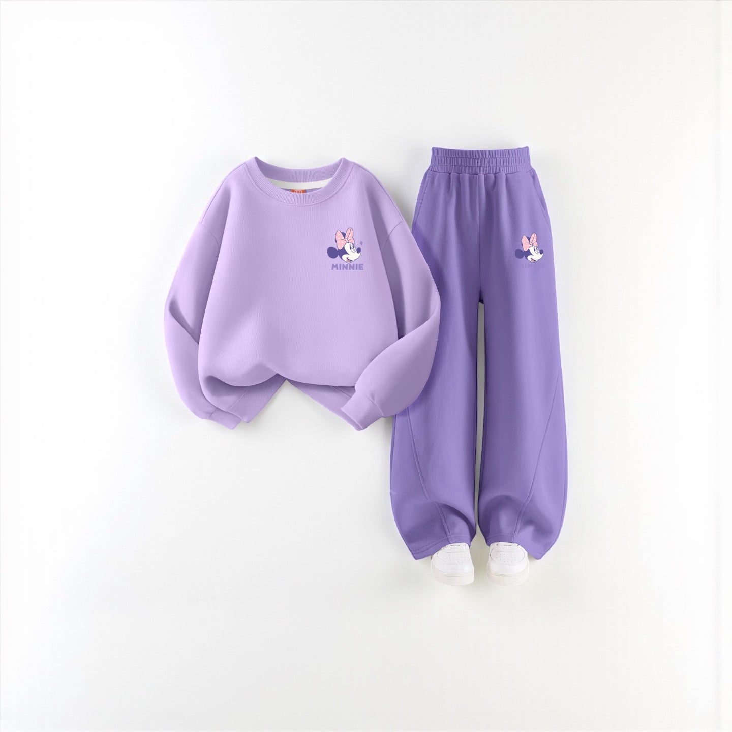 Minnie Autumn Baby Girl 2Pc Tracksuit Outfit Set