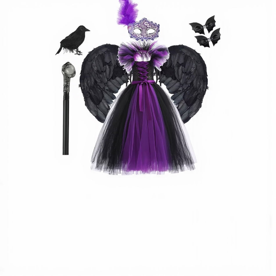 Maleficent Tulle Gown - Handmade Halloween Cosplay