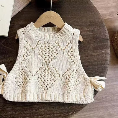 Childrens Clothing Set 2025 New Childrens Yarn Vest Base Shirt Baby Spring and Autumn Pants Three Piece Set
